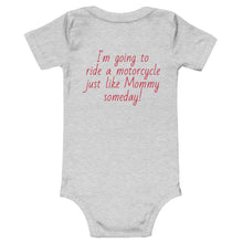 Cargar imagen en el visor de la galería, WRN Biker Baby Onesie Red Logo