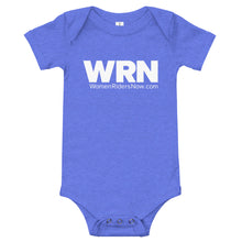 Load image into Gallery viewer, WRN Onesie Biker Baby - White Logo