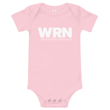 Load image into Gallery viewer, WRN Onesie Biker Baby - White Logo
