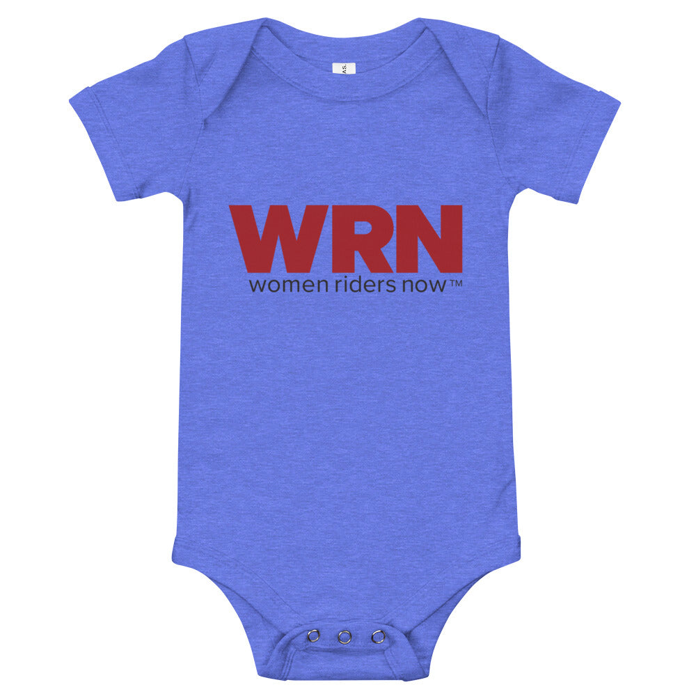 WRN Biker Baby Onesie Red Logo